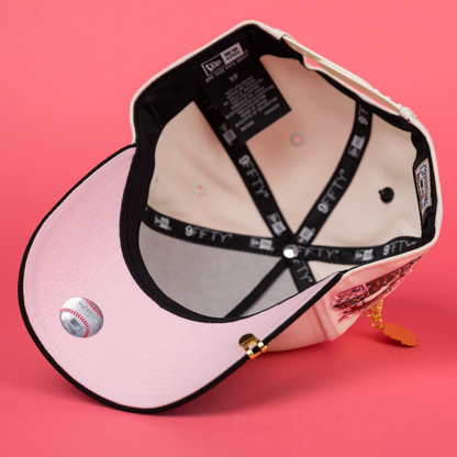 NEW ERA 9FIFTY A-FRAME CHROME/ BLACK ATLANTA BRAVES SNAPBACK W/ 2000 ALL STAR GAME SIDE PATCH