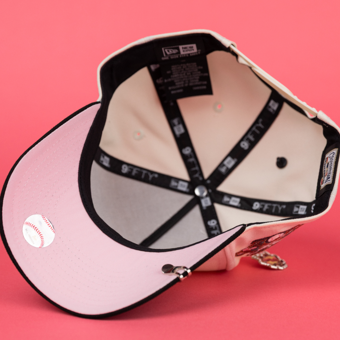 NEW ERA 9FIFTY A-FRAME CHROME/ BLACK CHICAGO WHITE SOX SNAPBACK W/ 100TH SEASON SIDE PATCH