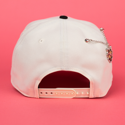 NEW ERA 9FIFTY A-FRAME CHROME/ BLACK DETROIT TIGERS SNAPBACK W/ WORLD SERIES SIDE PATCH