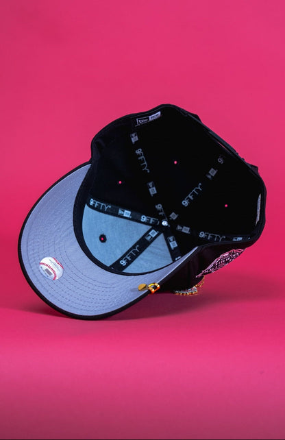 NEW ERA EXCLUSIVE 9FIFTY BLACKED OUT DETROIT TIGERS SNAPBACK W/ 2005 ALL STAR GAME SIDE PATCH