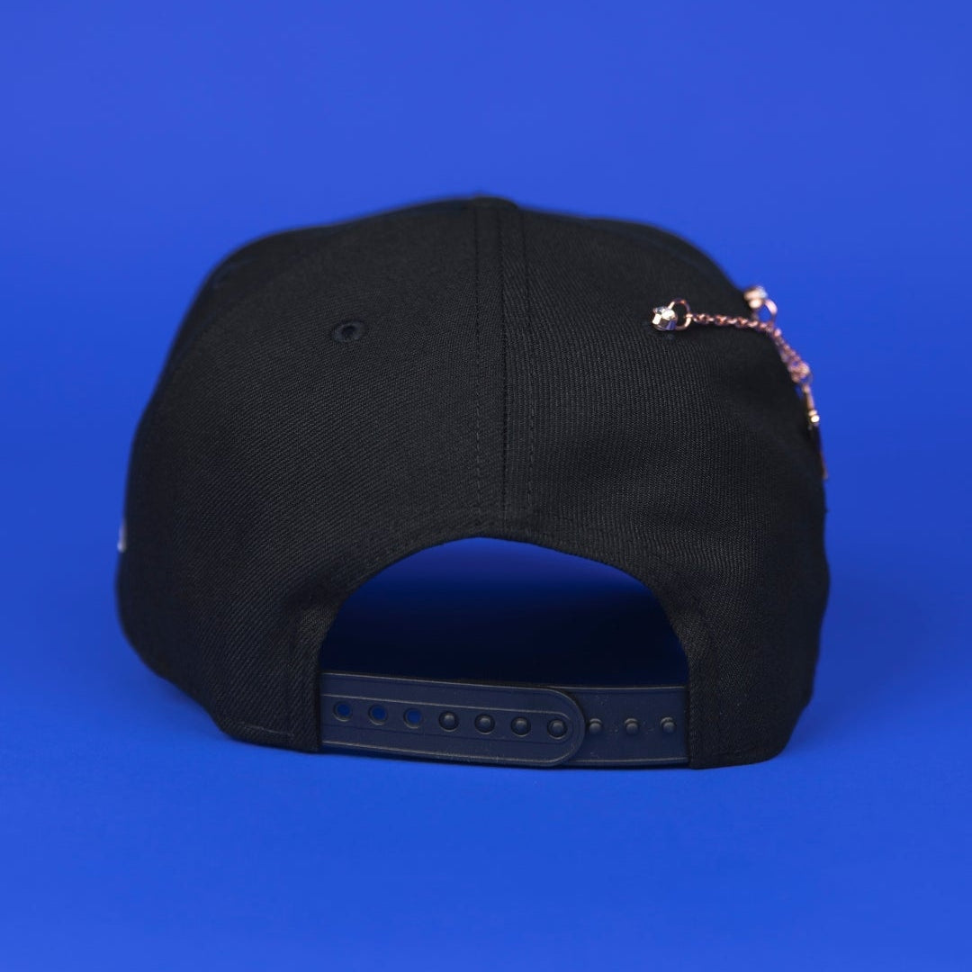 NEW ERA 9FIFTY A-FRAME BLACK PHILADELPHIA PHILLIES SNAPBACK W/ 1996 ALL STAR GAME SIDE PATCH