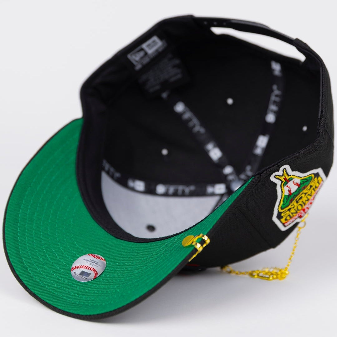 NEW ERA EXCLUSIVE 9FIFTY BLACK ARIZONA DIAMONDBACKS SNAPBACK W/ 1998 INAUGURAL SEASON PATCH