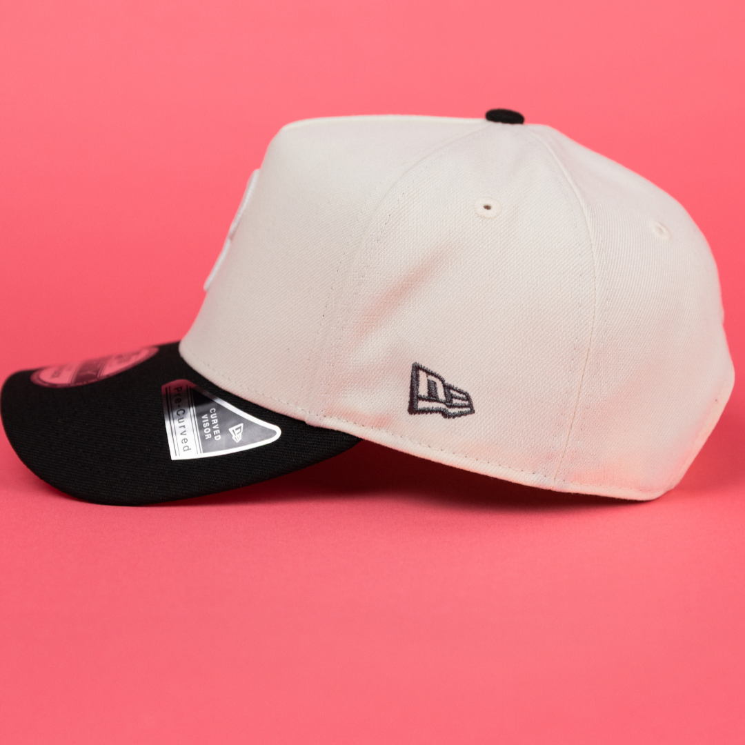 NEW ERA 9FIFTY A-FRAME CHROME/ BLACK PHILADELPHIA PHILLIES SNAPBACK W/ 20TH ANNIVERSARY SIDE PATCH