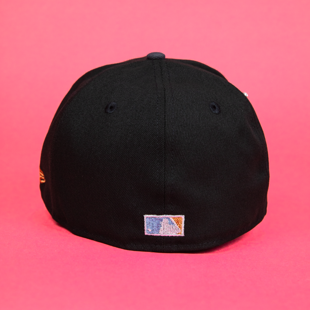 NEW ERA EXCLUSIVE 59FIFTY BLACK/ GREY BALTIMORE ORIOLES W/ 30TH ANNIVERSARY SIDE PATCH