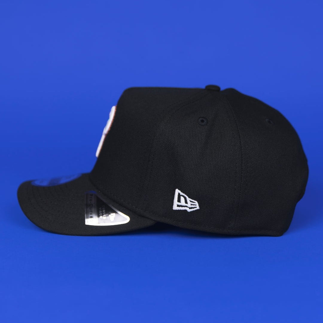 NEW ERA 9FIFTY A-FRAME BLACK PHILADELPHIA PHILLIES SNAPBACK W/ 1996 ALL STAR GAME SIDE PATCH