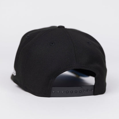 NEW ERA EXCLUSIVE 9FIFTY BLACK SAN DIEGO PADRES SNAPBACK W/ 50TH ANNIVERSARY SIDE PATCH