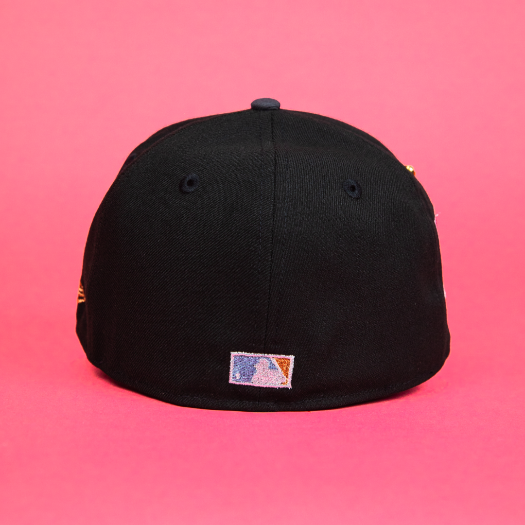 NEW ERA EXCLUSIVE 59FIFTY BLACK/ GREY MINNESOTA TWINS W/ 2014 ALL STAR GAME SIDE PATCH