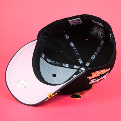 NEW ERA EXCLUSIVE 59FIFTY BLACK/ GREY MINNESOTA TWINS W/ 2014 ALL STAR GAME SIDE PATCH