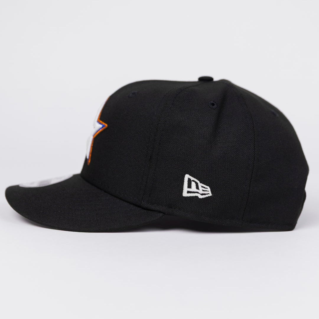 NEW ERA EXCLUSIVE 9FIFTY BLACK HOUSTON ASTROS SNAPBACK W/ 2000 INAUGURAL SEASON SIDE PATCH