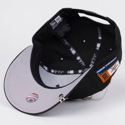 NEW ERA EXCLUSIVE 9FIFTY BLACK HOUSTON ASTROS SNAPBACK W/ 2000 INAUGURAL SEASON SIDE PATCH