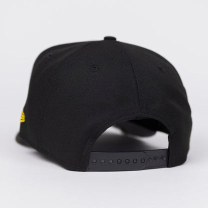 NEW ERA EXCLUSIVE 9FIFTY BLACK TORONTO BLUE JAYS SNAPBACK W/ WORLD SERIES SIDE PATCH