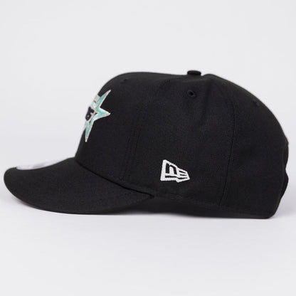 NEW ERA EXCLUSIVE 9FIFTY BLACK HOUSTON ASTROS SNAPBACK W/ ASTRODOME SIDE PATCH