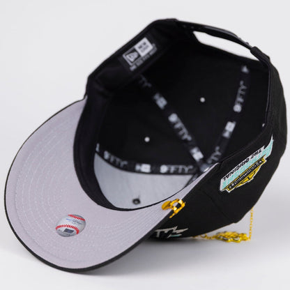 NEW ERA EXCLUSIVE 9FIFTY BLACK HOUSTON ASTROS SNAPBACK W/ ASTRODOME SIDE PATCH