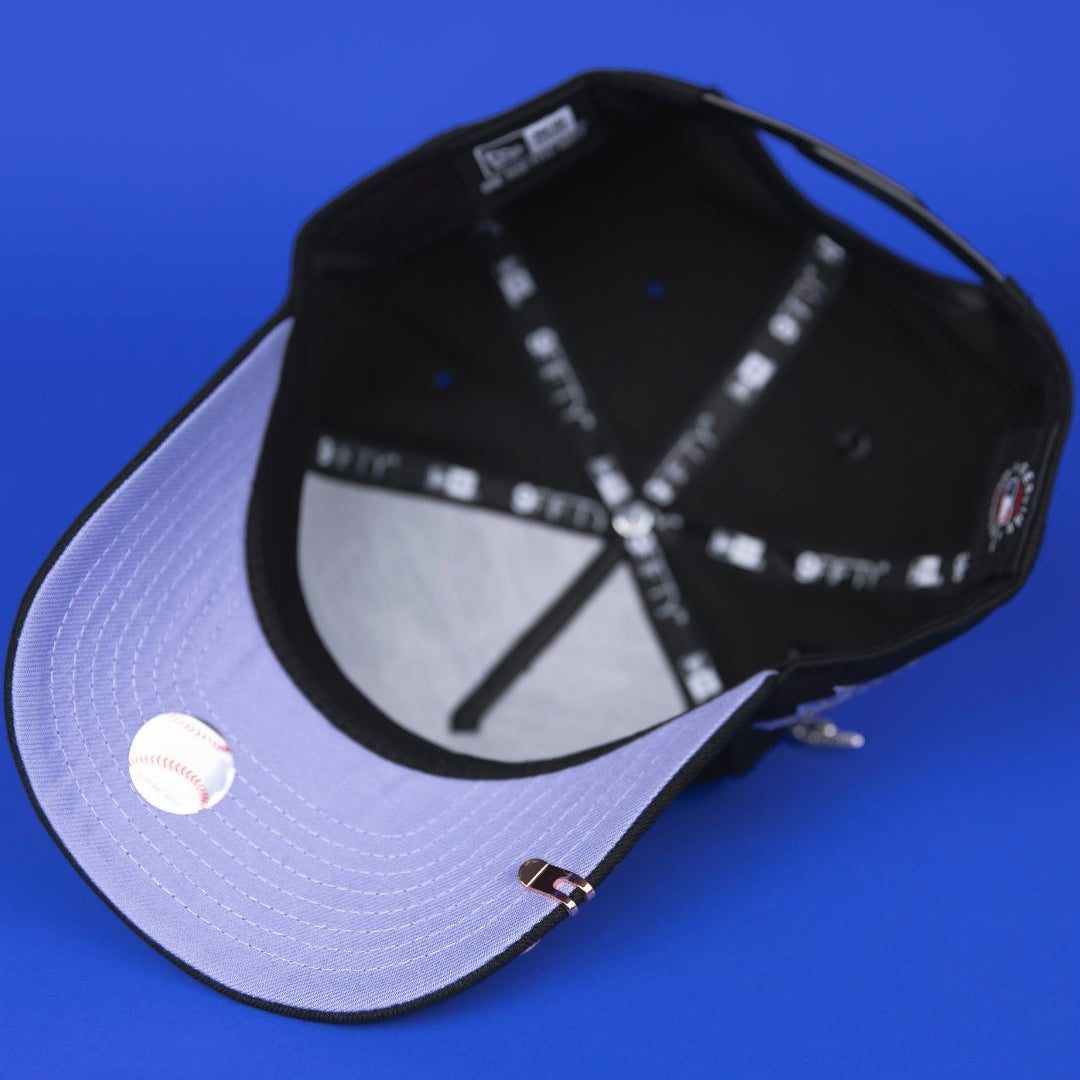 NEW ERA 9FIFTY A-FRAME BLACK ATLANTA BRAVES SNAPBACK W/ ALL STAR GAME SIDE PATCH