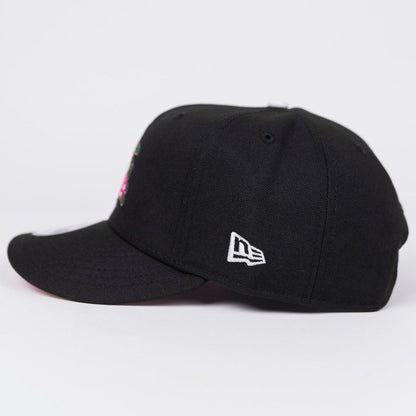 NEW ERA EXCLUSIVE 9FIFTY BLACK CHICAGO WHITE SOX SNAPBACK W/ ROSES + 75TH ANNIVERSARY SIDE PATCH