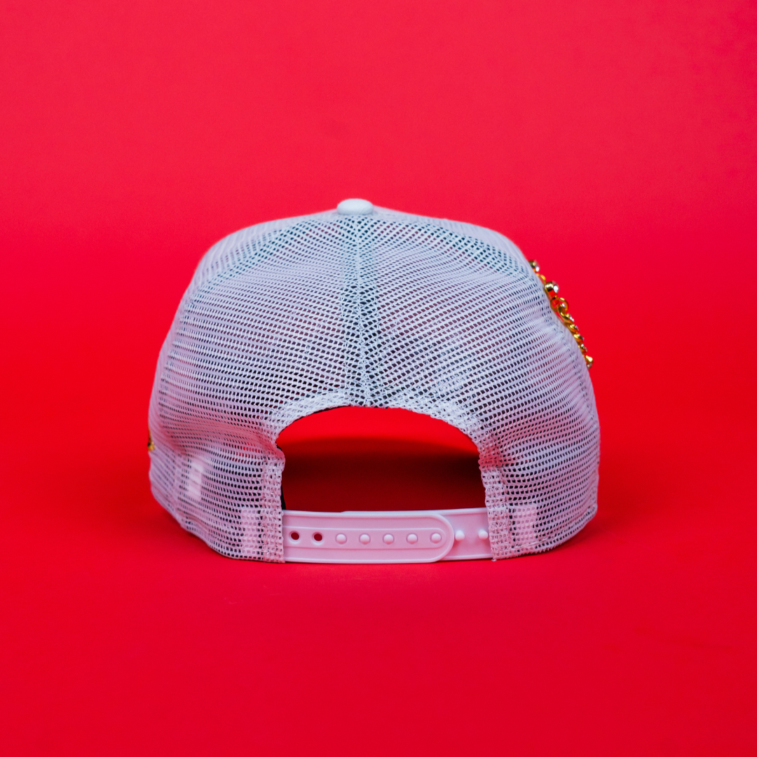 NEW ERA 9FIFTY A-FRAME WHITE "EL GALLO" MESHBACK W/ NEW ERA SIDE PATCH