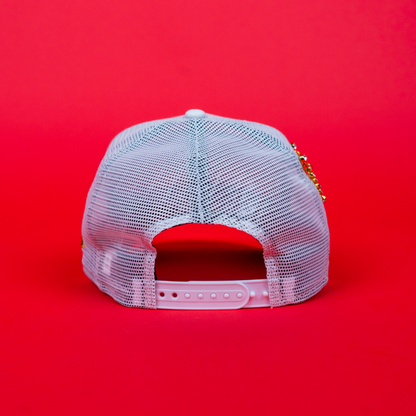 NEW ERA 9FIFTY A-FRAME WHITE "EL GALLO" MESHBACK W/ NEW ERA SIDE PATCH