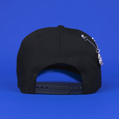 NEW ERA 9FIFTY A-FRAME BLACK ATLANTA BRAVES SNAPBACK W/ ALL STAR GAME SIDE PATCH