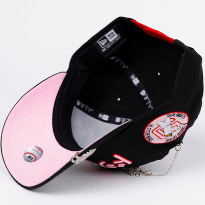 NEW ERA EXCLUSIVE 9FIFTY BLACK LOS ANGELES DODGERS SNAPBACK W/ JAPANESE SCRIPT + SHOHEI OHTANI SIDE PATCH