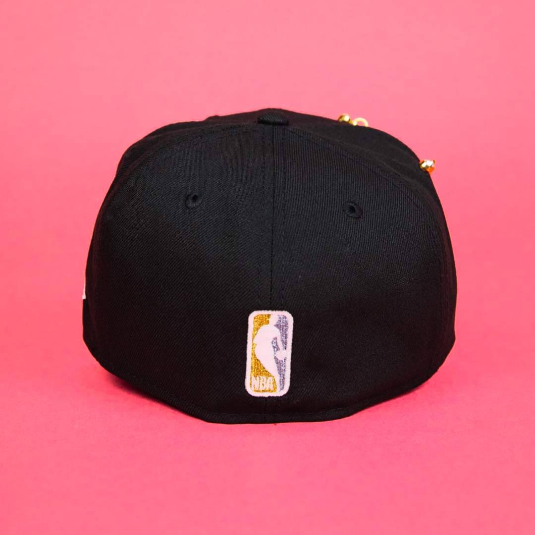 NEW ERA EXCLUSIVE 59FIFTY BLACK LOS ANGELES LAKERS