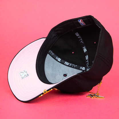 NEW ERA EXCLUSIVE 59FIFTY BLACK LOS ANGELES LAKERS