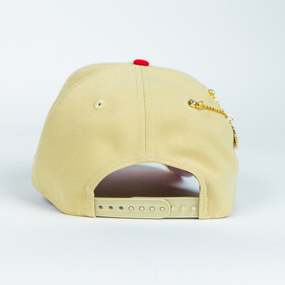 NEW ERA 9FIFTY A-FRAME VEGAS GOLD/ NAVY SAN FRANCISCO GIANTS W/  SIDE PATCH