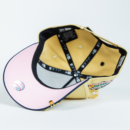 NEW ERA 9FIFTY A-FRAME VEGAS GOLD/ NAVY SAN FRANCISCO GIANTS W/  SIDE PATCH