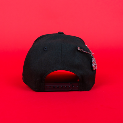 NEW ERA 9FIFTY A-FRAME BLACK UPSIDE DOWN LOS ANGELES DODGERS SNAPBACK