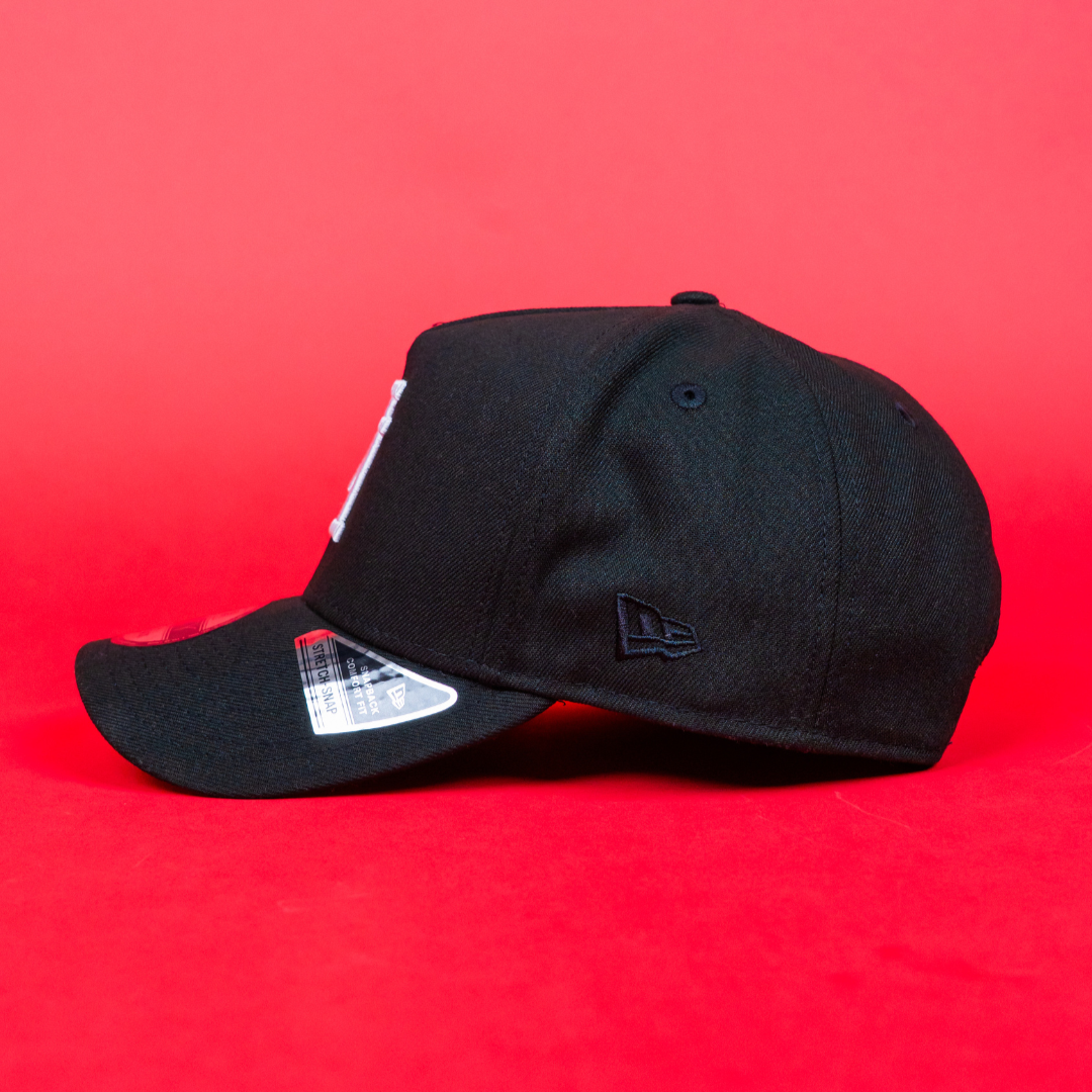 NEW ERA 9FIFTY A-FRAME BLACK UPSIDE DOWN LOS ANGELES DODGERS SNAPBACK