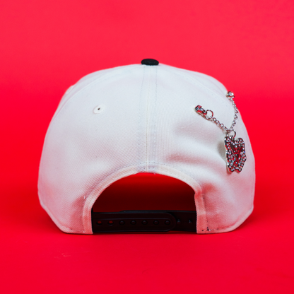 NEW ERA 9FIFTY A-FRAME CHROME/ BLACK PITTSBURGH PIRATES TWO TONE SNAPBACK