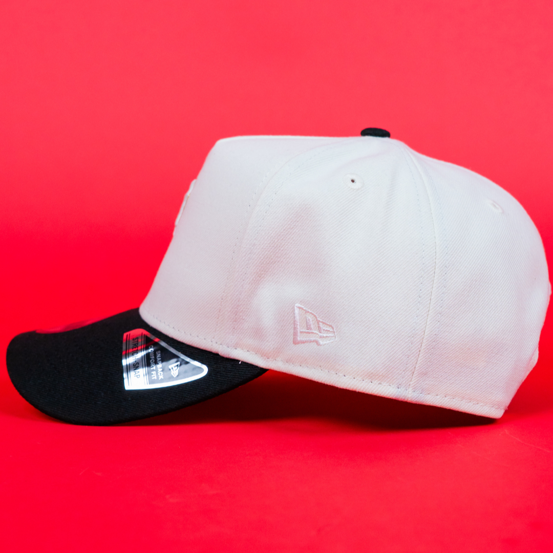 NEW ERA 9FIFTY A-FRAME CHROME/ BLACK PITTSBURGH PIRATES TWO TONE SNAPBACK