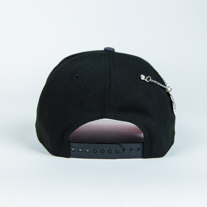 NEW ERA 9FIFTY A-FRAME BLACK/ GREY HOUSTON ASTROS W/ 45TH ANNIVERSARY SIDE PATCH