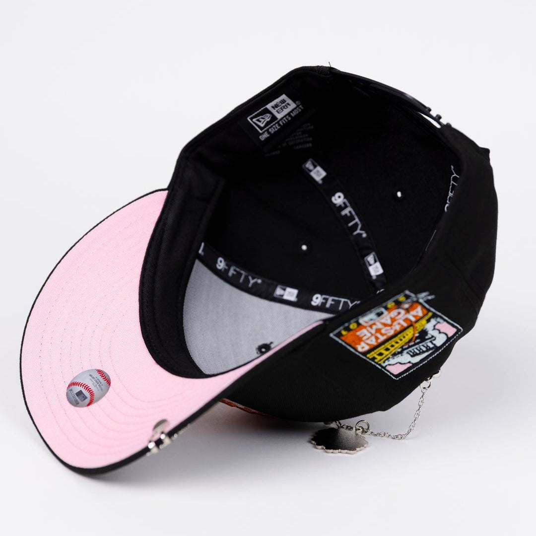 NEW ERA EXCLUSIVE 9FIFTY BLACK SAN FRANCISCO GIANTS SNAPBACK W/ ALL STAR GAME SIDE PATCH
