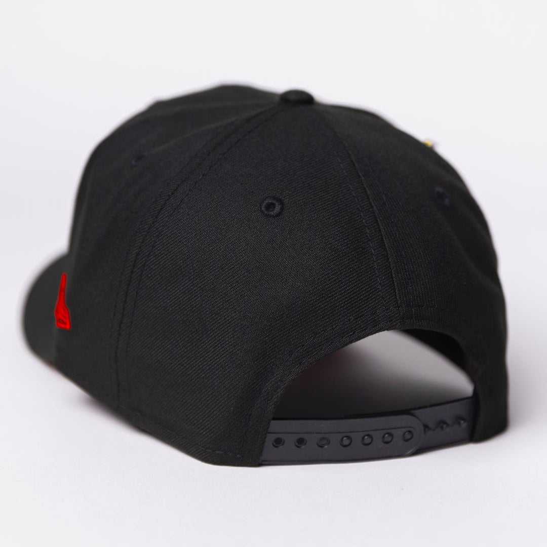 NEW ERA EXCLUSIVE 9FIFTY BLACKED OUT HOUSTON ASTROS SNAPBACK W/ 2005 WORLD SERIES SIDE PATCH