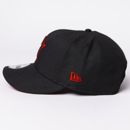 NEW ERA EXCLUSIVE 9FIFTY BLACKED OUT HOUSTON ASTROS SNAPBACK W/ 2005 WORLD SERIES SIDE PATCH