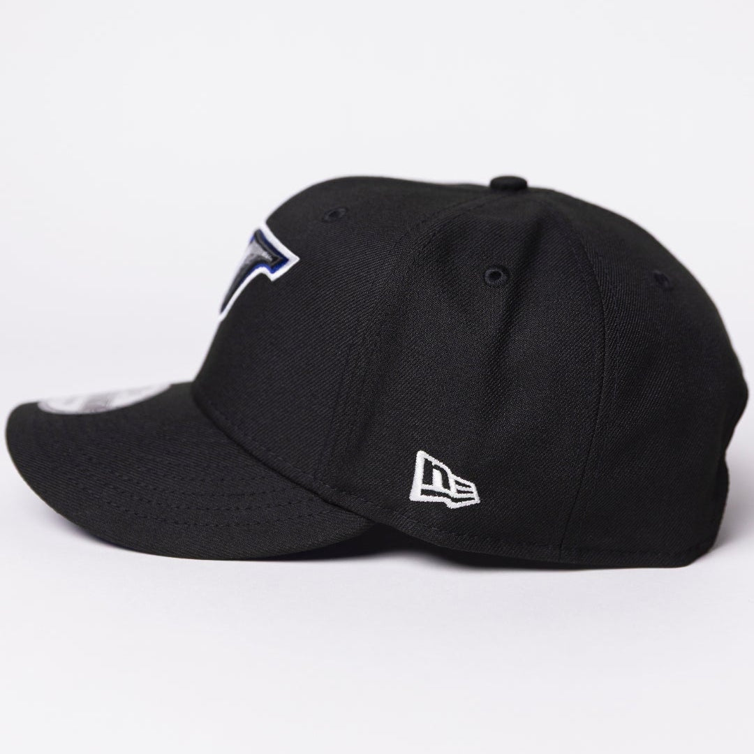 NEW ERA EXCLUSIVE 9FIFTY BLACK TORONTO BLUE JAYS SNAPBACK W/ 10TH ANNIVERSARY SIDE PATCH