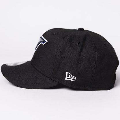 NEW ERA EXCLUSIVE 9FIFTY BLACK TORONTO BLUE JAYS SNAPBACK W/ 10TH ANNIVERSARY SIDE PATCH
