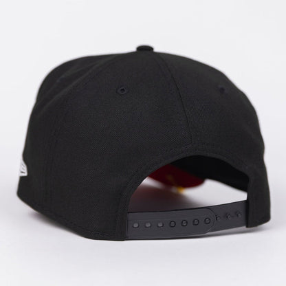 NEW ERA EXCLUSIVE 9FIFTY BLACK CHICAGO WHITE SOX SNAPBACK W/ RED ROSES + 2003 ALL STAR GAME SIDE PATCH