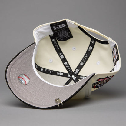 NEW ERA 9FIFTY A-FRAME CHROME/BLACK LOS ANGELES DODGERS SNAPBACK W/ 100TH ANNIVERSARY SIDE PATCH
