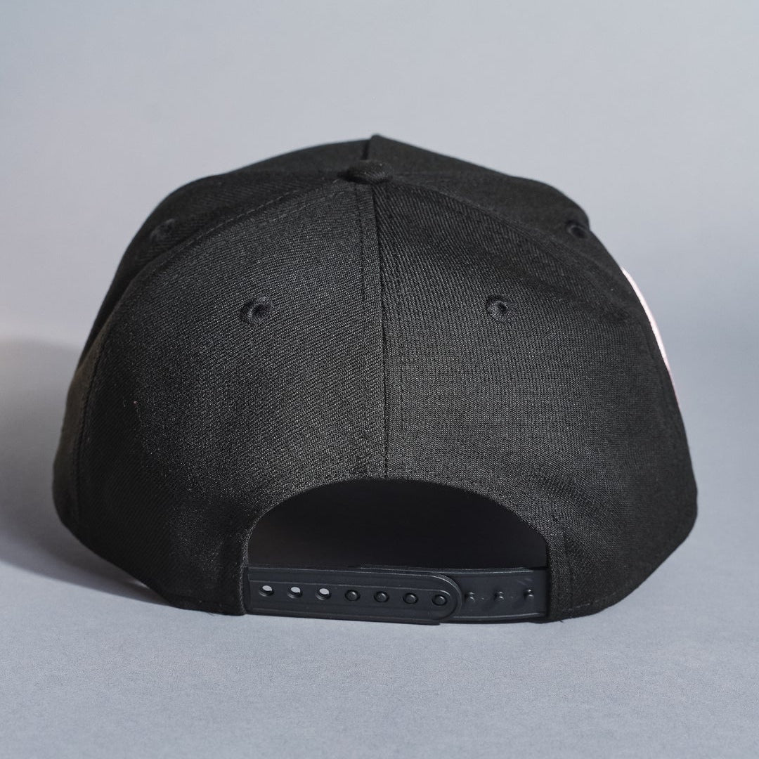 NEW ERA 9FIFTY A-FRAME BLACK LOS ANGELES DODGERS SNAPBACK W/ 1984 OLYMPIC SIDE PATCH