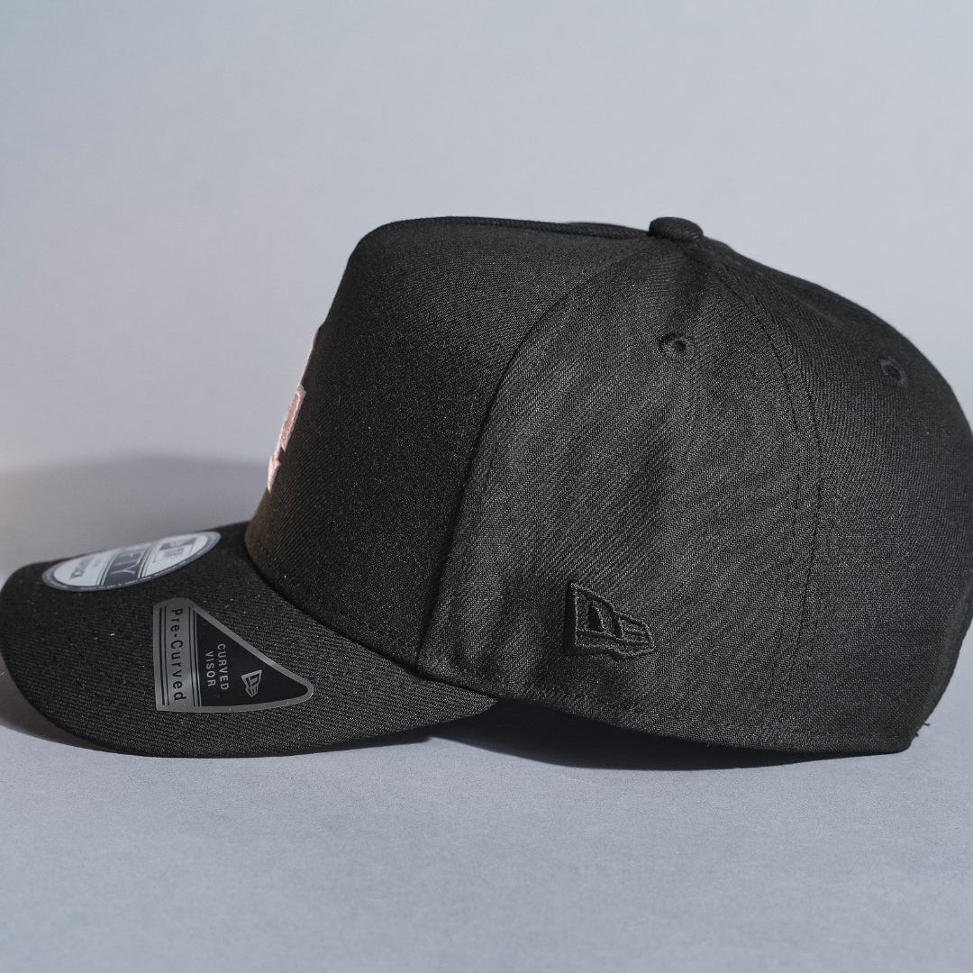 NEW ERA 9FIFTY A-FRAME BLACK LOS ANGELES DODGERS SNAPBACK W/ 1984 OLYMPIC SIDE PATCH