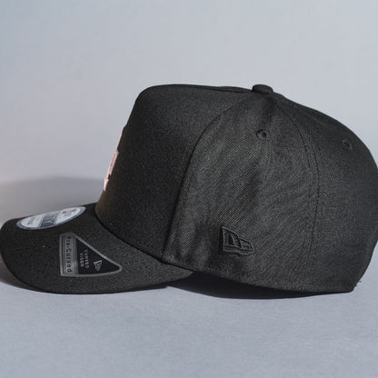 NEW ERA 9FIFTY A-FRAME BLACK LOS ANGELES DODGERS SNAPBACK W/ 1984 OLYMPIC SIDE PATCH