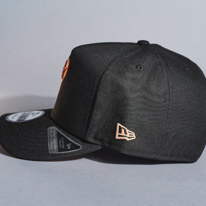 NEW ERA 9FIFTY A-FRAME BLACK PHILADELPHIA PHILLIES SNAPBACK W/ WORLD SERIES SIDE PATCH