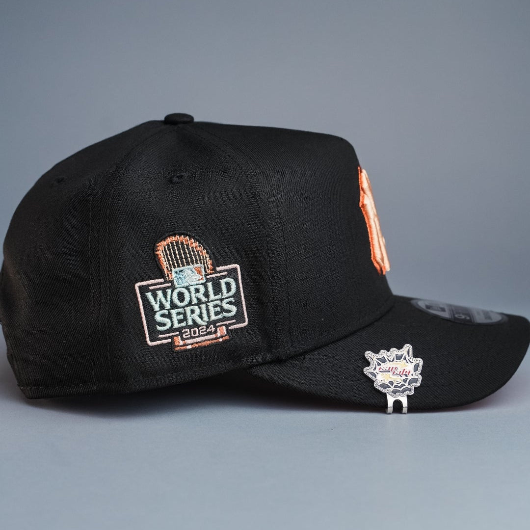 NEW ERA 9FIFTY A-FRAME BLACK NEW YORK YANKEES SNAPBACK W/ 2024 WORLD SERIES SIDE PATCH