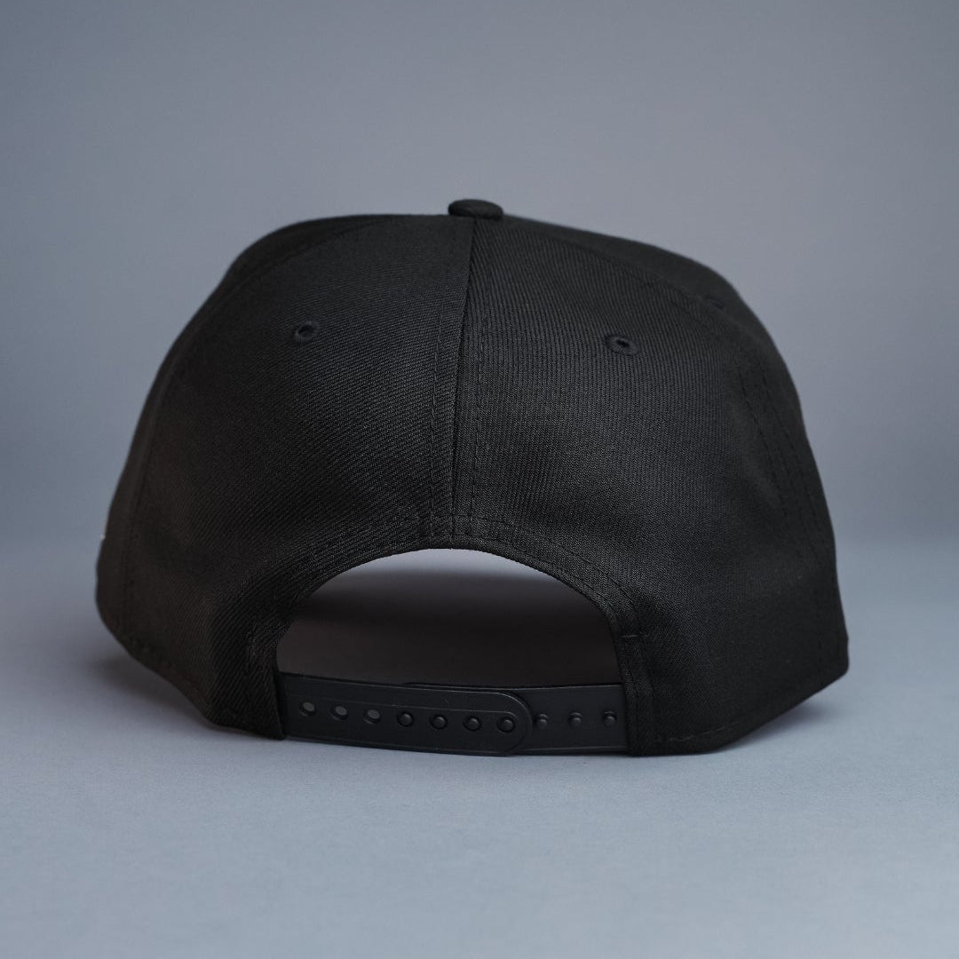 NEW ERA 9FIFTY A-FRAME BLACK NEW YORK YANKEES SNAPBACK W/ 2024 WORLD SERIES SIDE PATCH