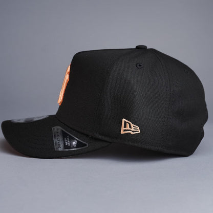 NEW ERA 9FIFTY A-FRAME BLACK NEW YORK YANKEES SNAPBACK W/ 2024 WORLD SERIES SIDE PATCH