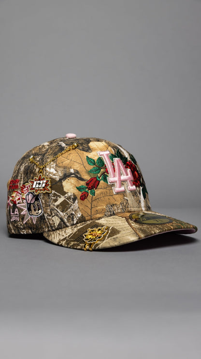 NEW ERA EXCLUSIVE 59FIFTY REALTREE LOS ANGELES DODGERS W/ EMBROIDERY + SHOHEI OHTANI SIDE PATCH