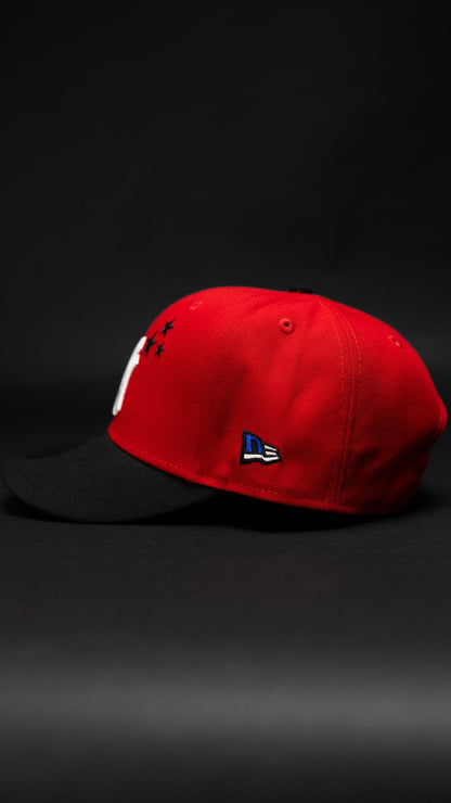 NEW ERA EXCLUSIVE 9FIFTY RED/BLACK NEW YORK YANKEES SNAPBACK W/ ALL STAR GAME SIDE PATCH