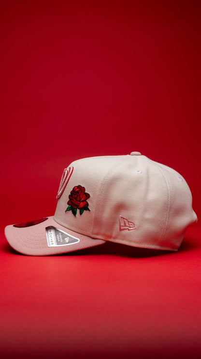 NEW ERA 9FIFTY A-FRAME CHROME/PINK WASHINGTON NATIONALS TWO TONE SNAPBACK