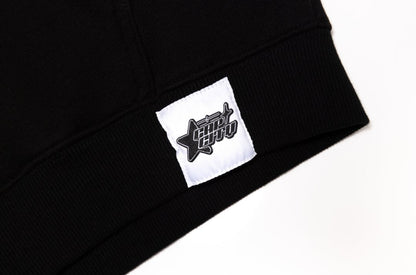 NEW* HERENCIA DE PATRONES x CAP CITY BLACK "CLIKA SHI" ZIP UP HOODIE